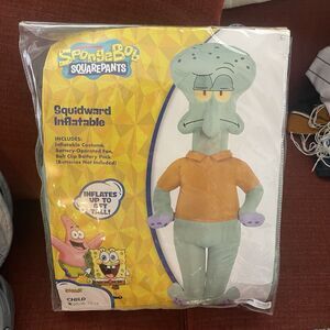 Squidward Inflatable Halloween Costume child size L/XL